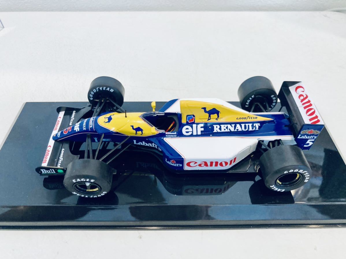 【送料無料】1/24 ビッグスケール F1 コレクション 32 ウィリアムズ ルノー FW14B マンセル 1992 イギリスGP ラクダ仕様 純正クリアケース_画像8