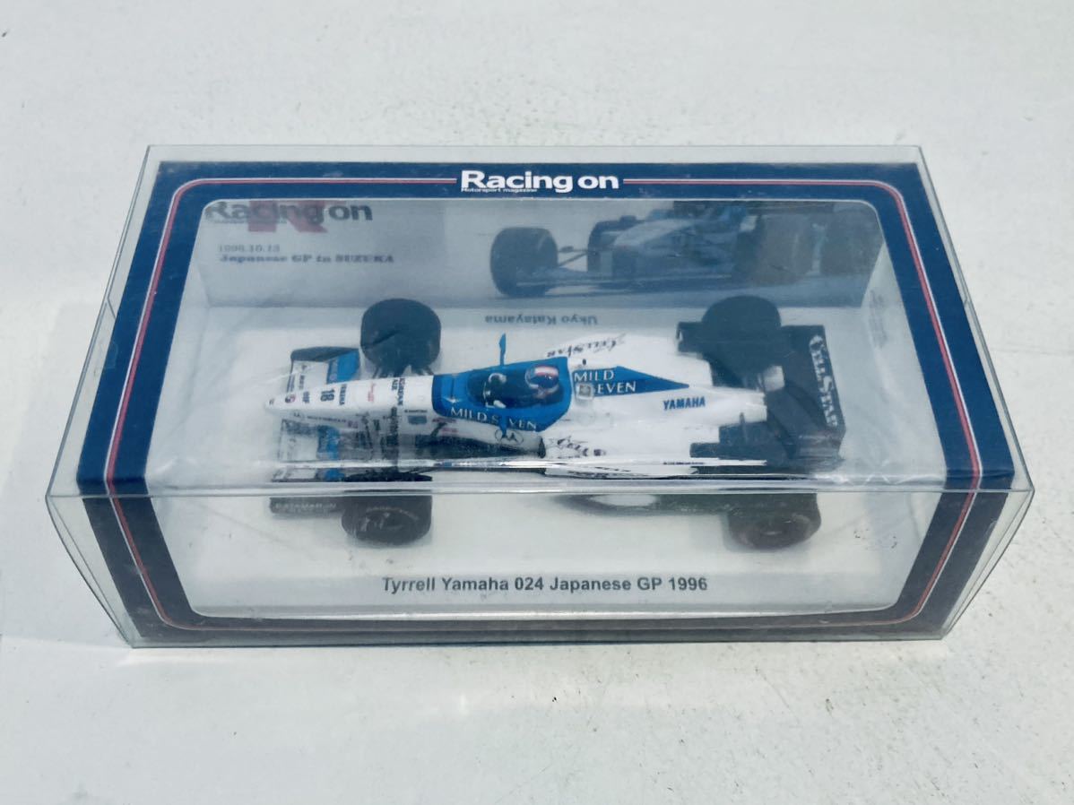 【送料無料】 1/43 レーシングオン特注 Spark ティレル ヤマハ 024 #18 片山右京 Japanese GP 1996 タバコ仕様_画像3