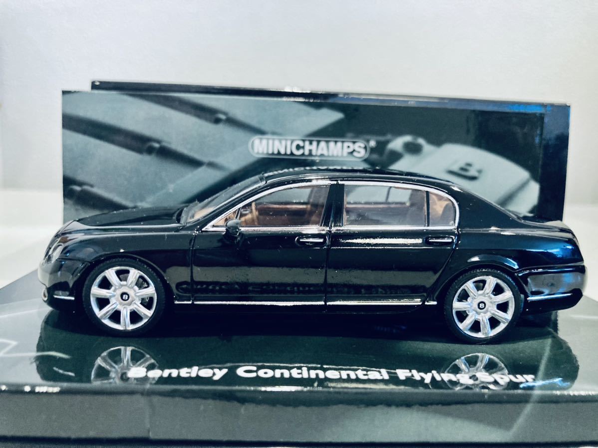 【送料無料】1/43 Minichamps ベントレー コンチネンタル フライング スパー 2005 Black_画像5