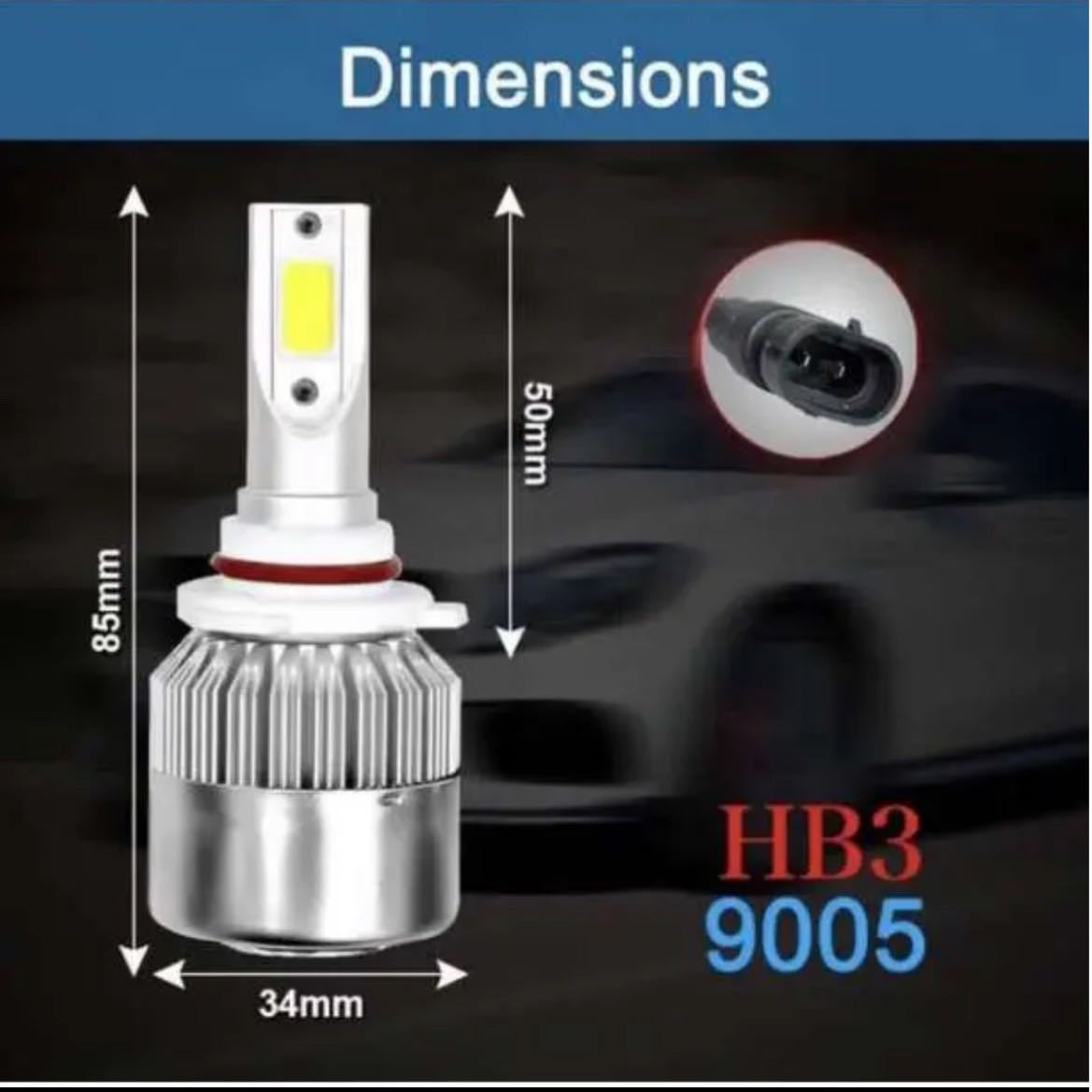 LED HB3 ハイビーム　ヘッドライト　2個セット　特価　車　パーツ_画像2