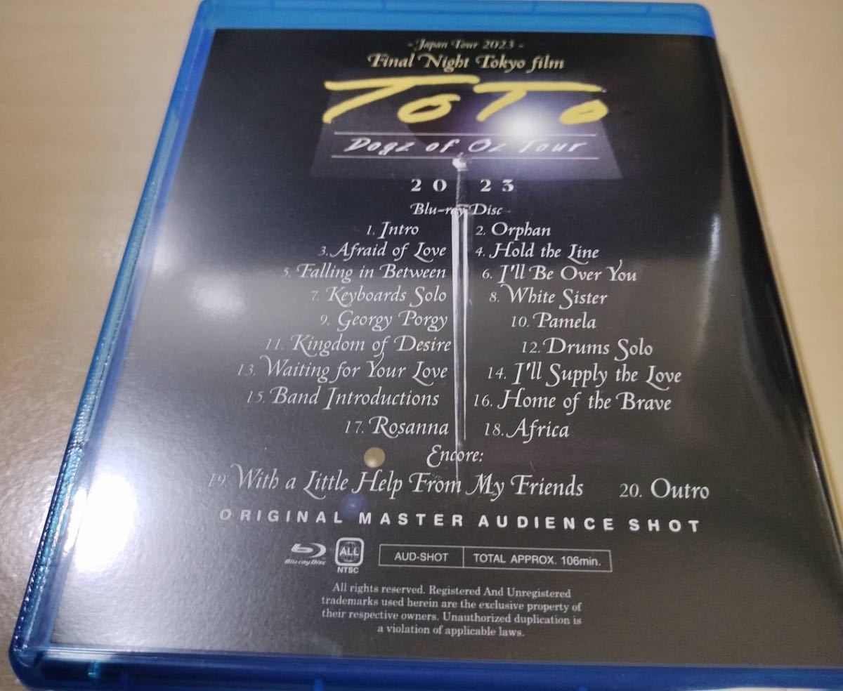 送料無料 TOTO / Japan Tour 2023 Final Night Tokyo Film_画像2