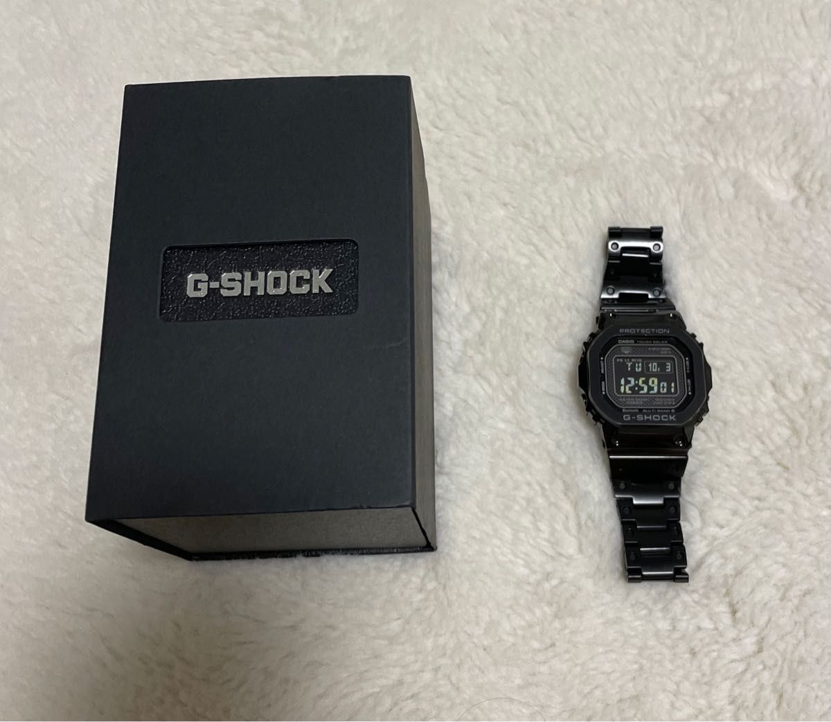G-SHOCK GMW-B5000GD-1JF フルメタルブラック 稼働極美品 付属品 G-SHOCK GMW-B5000GD-1JF フルメタルブラック 稼働極美品 付属品