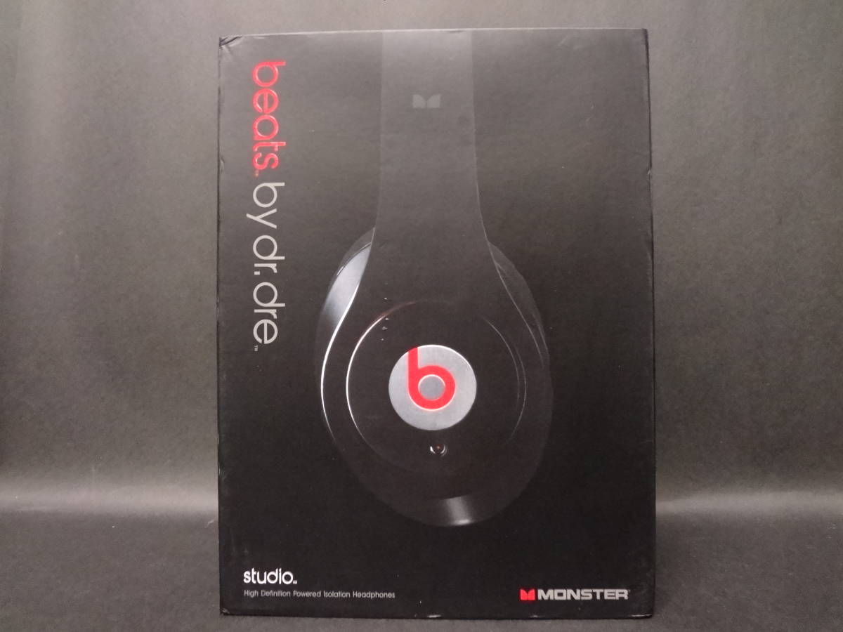 Monster beats by dr.dre ヘッドフォン studio ヘッドホン 未使用品_画像1