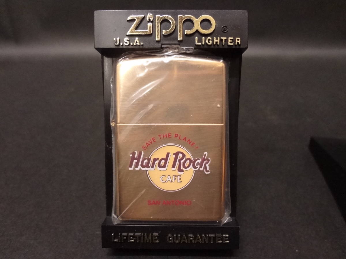 Zippo ジッポー ハードロックカフェ Hard Rock CAFE サンアントニオ 1998年 未使用品