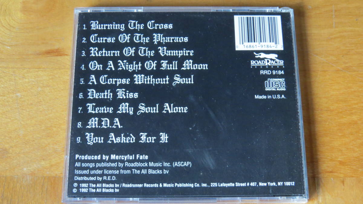 マーシフル・フェイト Mercyful Fate/RETURN OF THE VAMPIRE 輸入盤 RRD9184_画像3