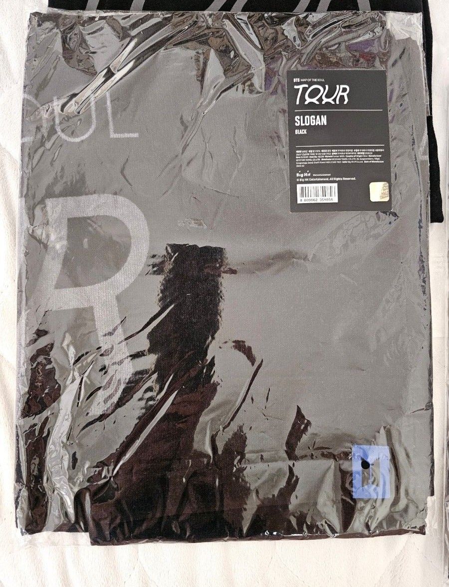 BTS　防弾少年団　ツアーTシャツ　map of the soul TOUR スローガン　ショッパーバッグ