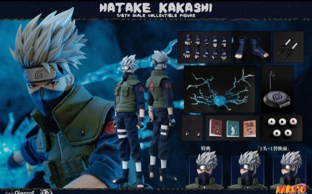 ○新品　1/6　はたけカカシ　アクションフィギュア　NARUTO　疾風伝　ROCKETTOYS_画像3