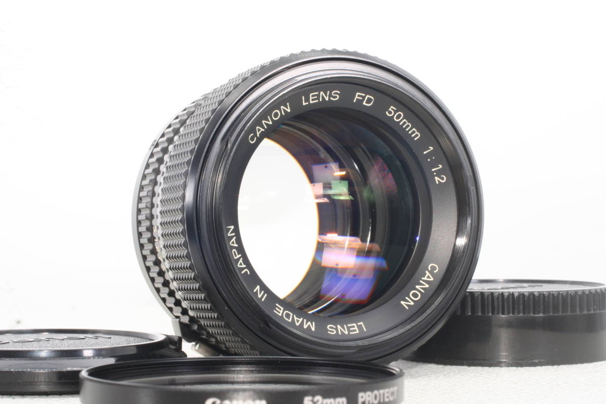 ☆美品 「整備済・完動品」Canon New FD 50mm f1.2 プライム オールドレンズ　_外観・レンズ綺麗です☆