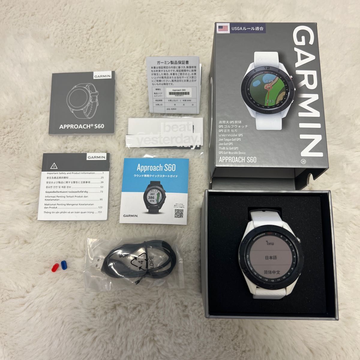 GARMIN ガーミンアプローチS60 Approach GPSゴルフナビ ゴルフウォッチ