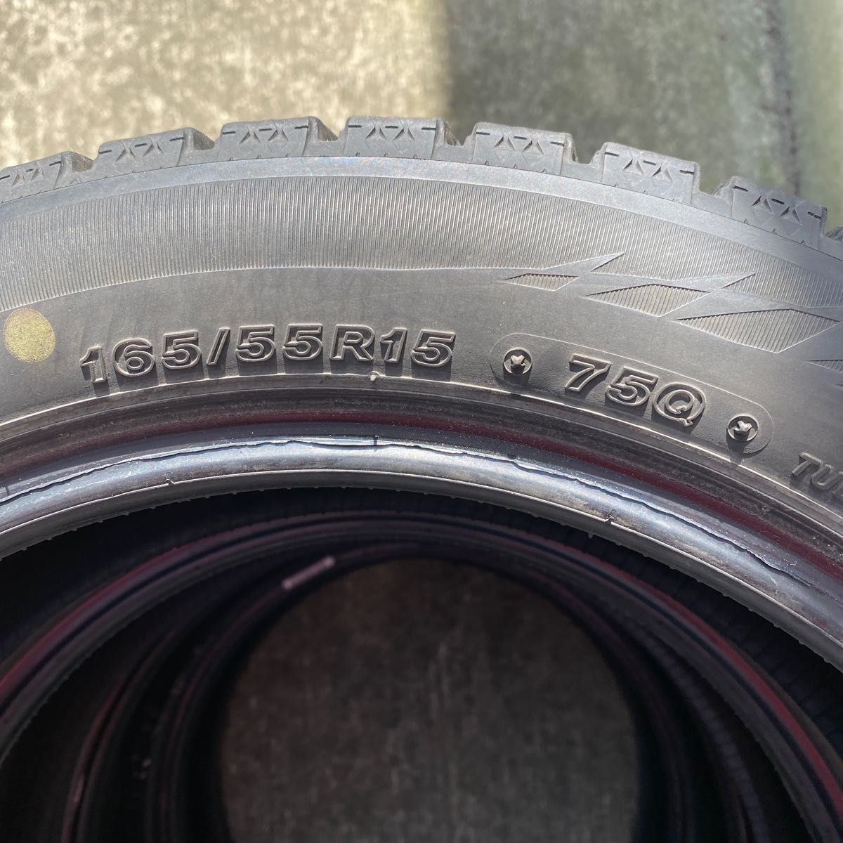 nesia様専用 BRIDGESTONE VRX2 165/55 R15 2018年23週製造 走行距離