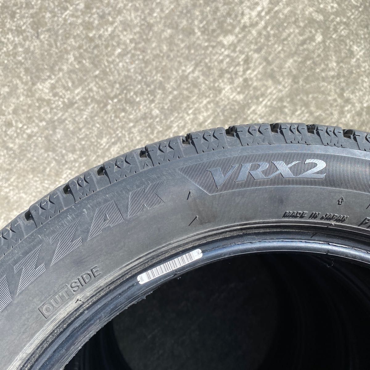 nesia様専用 BRIDGESTONE VRX2 165/55 R15 2018年23週製造 走行距離