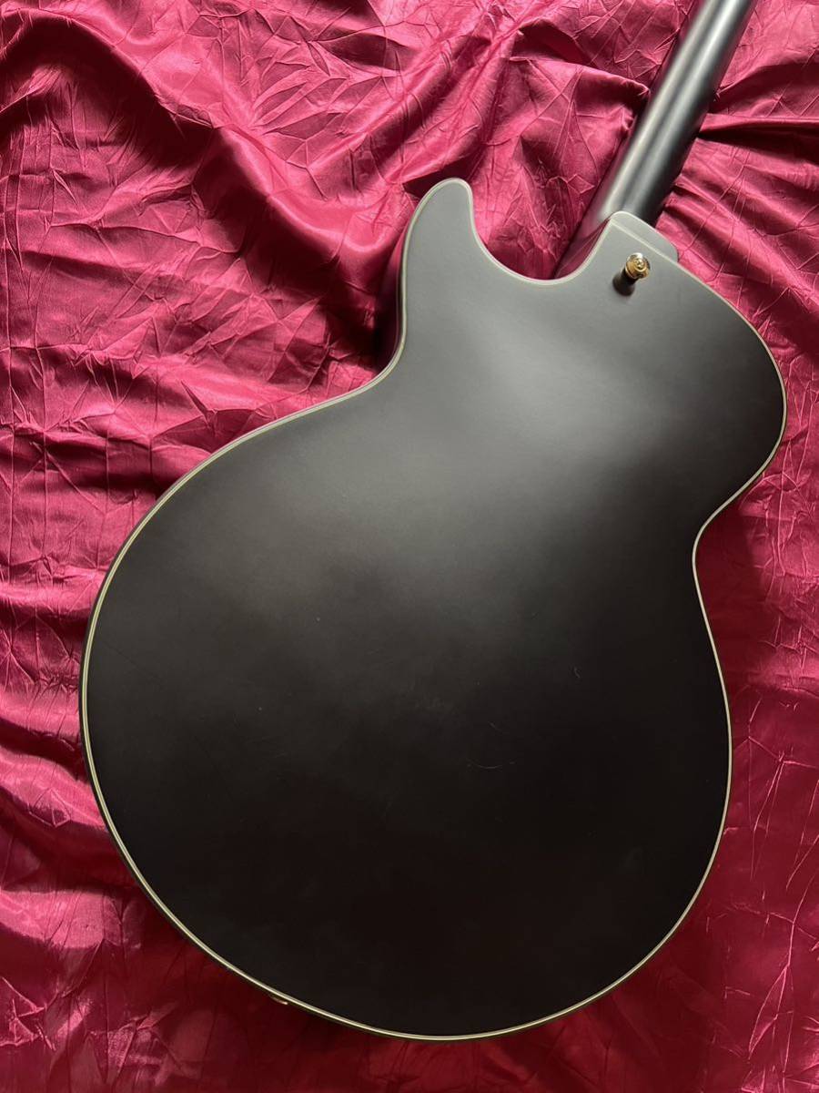 Ibanez AG85-BKF Black Flat フルアコ エレキギター アイバニーズ ソフトケース付　未使用美品　定価1３万_画像4