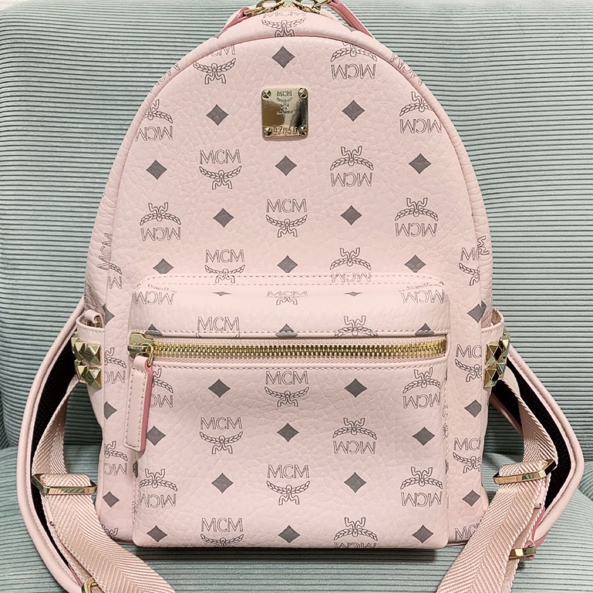 MCM リュック スモール パウダーピンク|Yahoo!フリマ(旧PayPay MCM リュック スモール パウダーピンク|Yahoo!フリマ(旧PayPay
