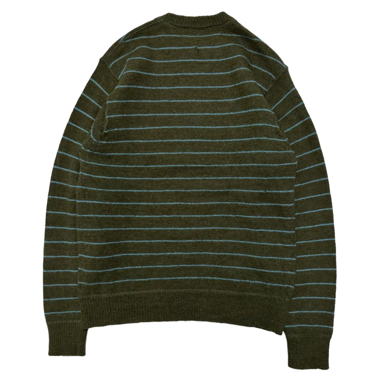 б/у одежда OLDGAP Old Gap окантовка вязаный свитер 