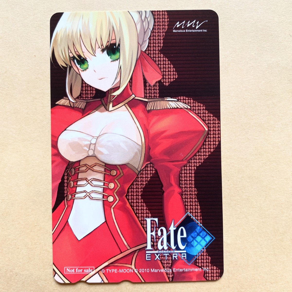 【未使用】テレカ Fate/EXTRA ネロ・クラウディウス 非売品の画像1