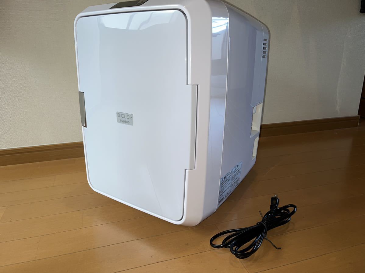 TWINBIRD 2電源式ポータブル電子適温ボックス D-CUBE X HR-DB08