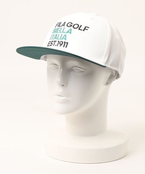 SFF41★春夏★FILA GOLF★フィラゴルフ★ブランド ロゴフラットキャップ★WT_画像5