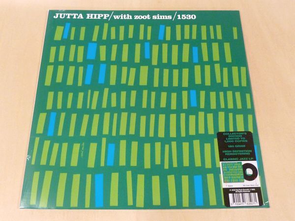 1000枚限定 未開封 ユタ・ヒップ With ズート・シムズ リマスター復刻180g重量盤LP Jutta Hipp Zoot Sims Jerry Lloyd _未開封1000枚限定復刻180g重量盤LP