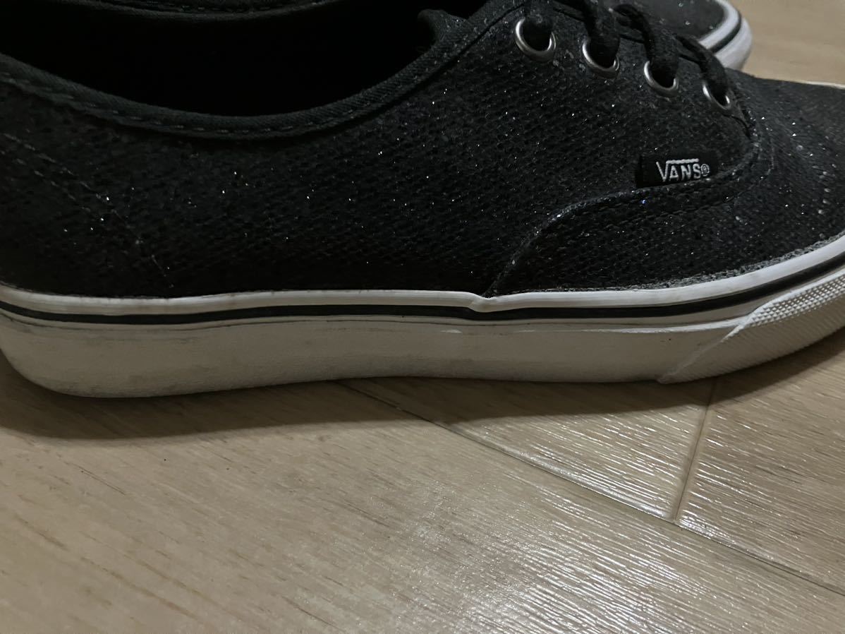 VANS バンズ　ヴァンズ　オーセンティック　23cm キャンパスシューズ　スニーカー　ラメ_画像3