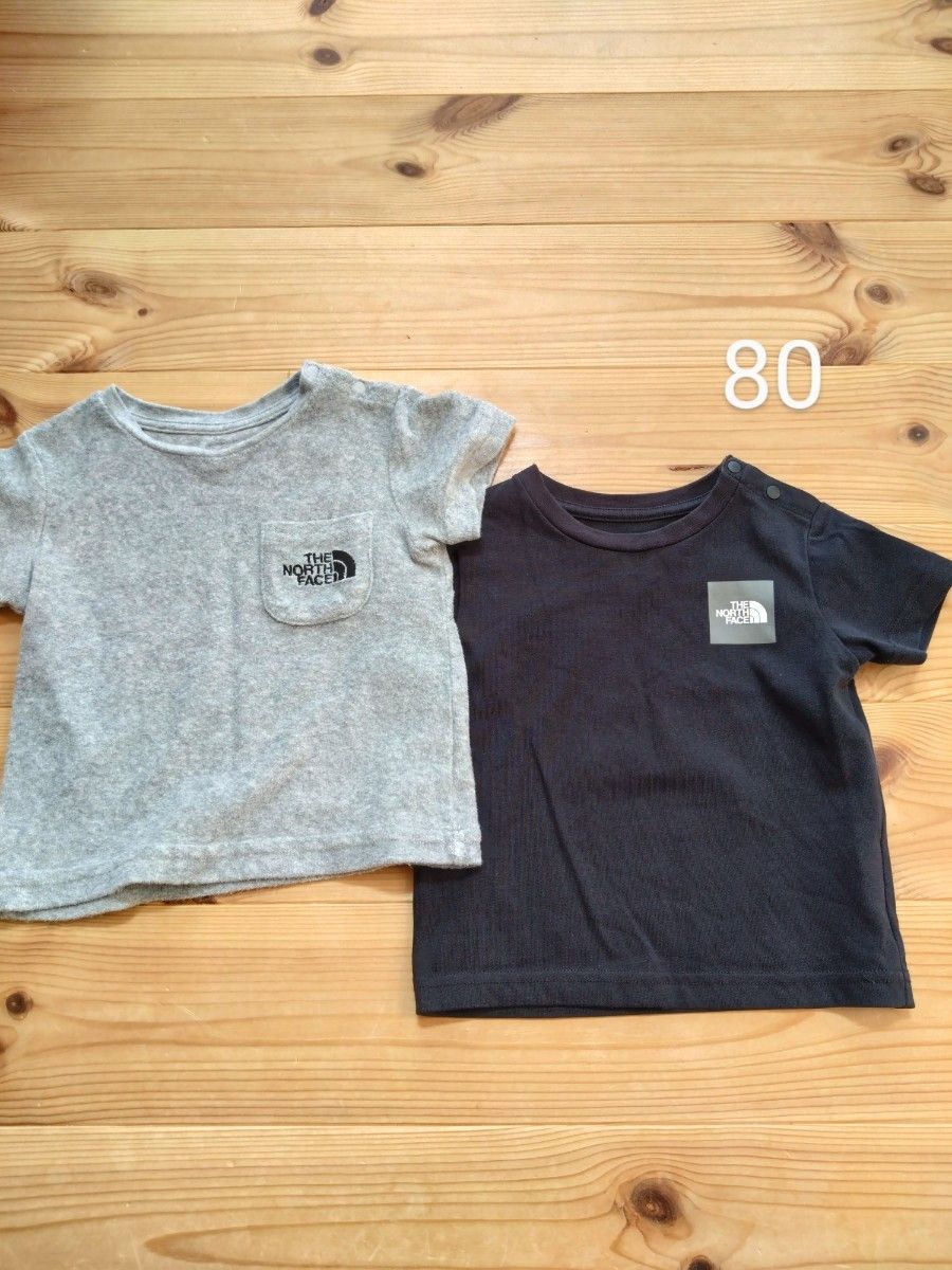 THE NORTH FACE 半袖Tシャツ サイズ80 2枚セット まとめ売り ブラック