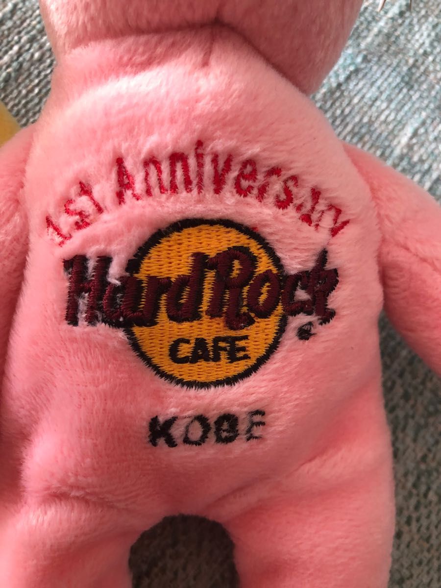 ハードロックカフェ　周年記念限定ぬいぐるみ　非売品　大阪神戸　hard rock cafe