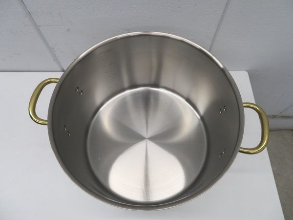 F1760◇ステンレス製◇IH半寸胴鍋 45cm 栃木 宇都宮 中古 業務用 F1760◇ステンレス製◇IH半寸胴鍋 45cm 栃木 宇都宮 中古 業務用
