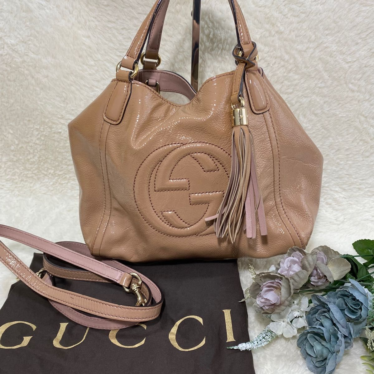 GUCCI SOHO グッチ ソーホー 2way ショルダーバッグ ハンドバッグ