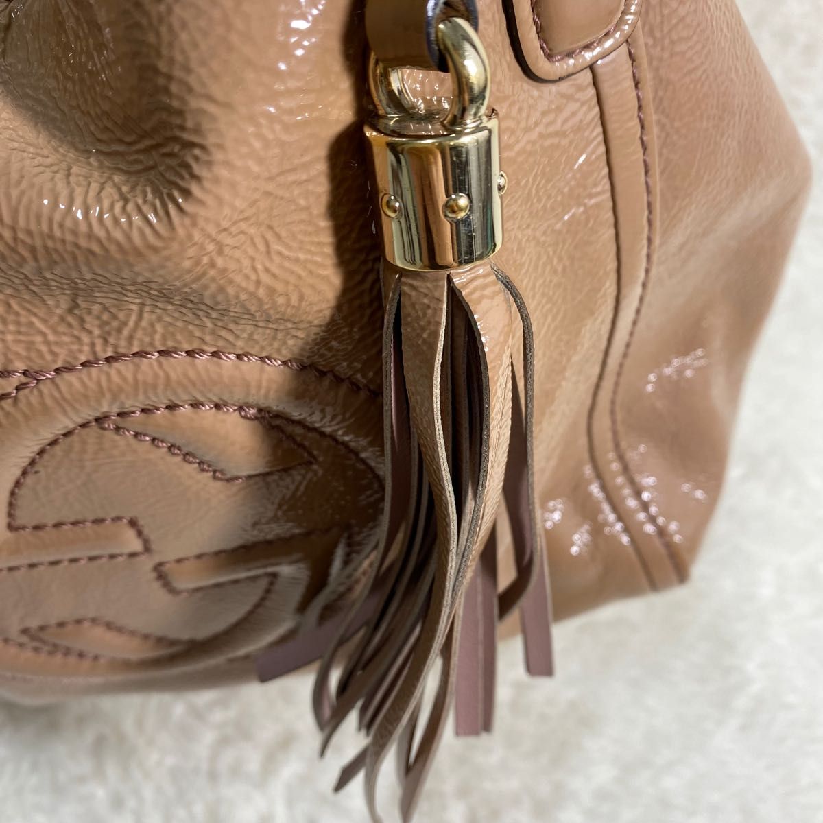 GUCCI SOHO グッチ ソーホー 2way ショルダーバッグ ハンドバッグ