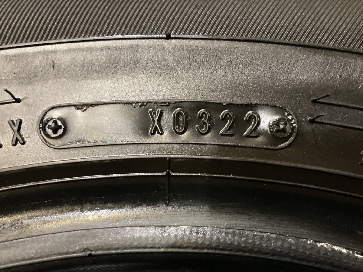 DUNLOP ENASAVE EC300+ 185/60R15 15インチ 夏タイヤ 4本 22年製 バリ溝 カローラフィールダー シエンタ ヴィッツ等　(TI224)_画像10