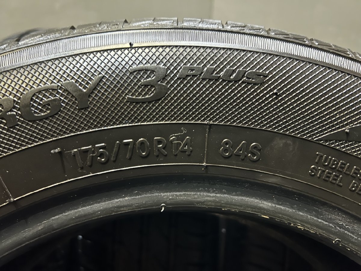 TOYO NANOENERGY 3 plus 175/70R14 14インチ 夏タイヤ 4本 19年製 バリ溝 ヤリス ポルテ シエンタ ヴィッツ等　(TA834)_画像9