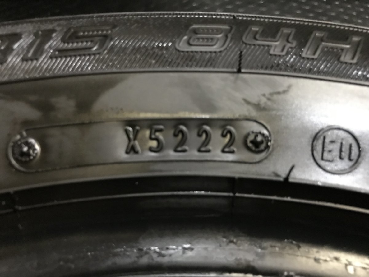 DUNLOP ENASAVE EC300 185/60R15 15インチ 夏タイヤ 2本 22年製 バリ溝 シエンタ グレイス ヴィッツ等　(TI225)_画像10