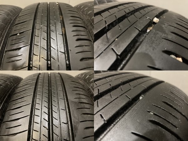 DUNLOP ENASAVE EC300+ 185/60R15 15インチ 夏タイヤ 4本 22年製 バリ溝 カローラフィールダー シエンタ ヴィッツ等　(TI224)_画像6