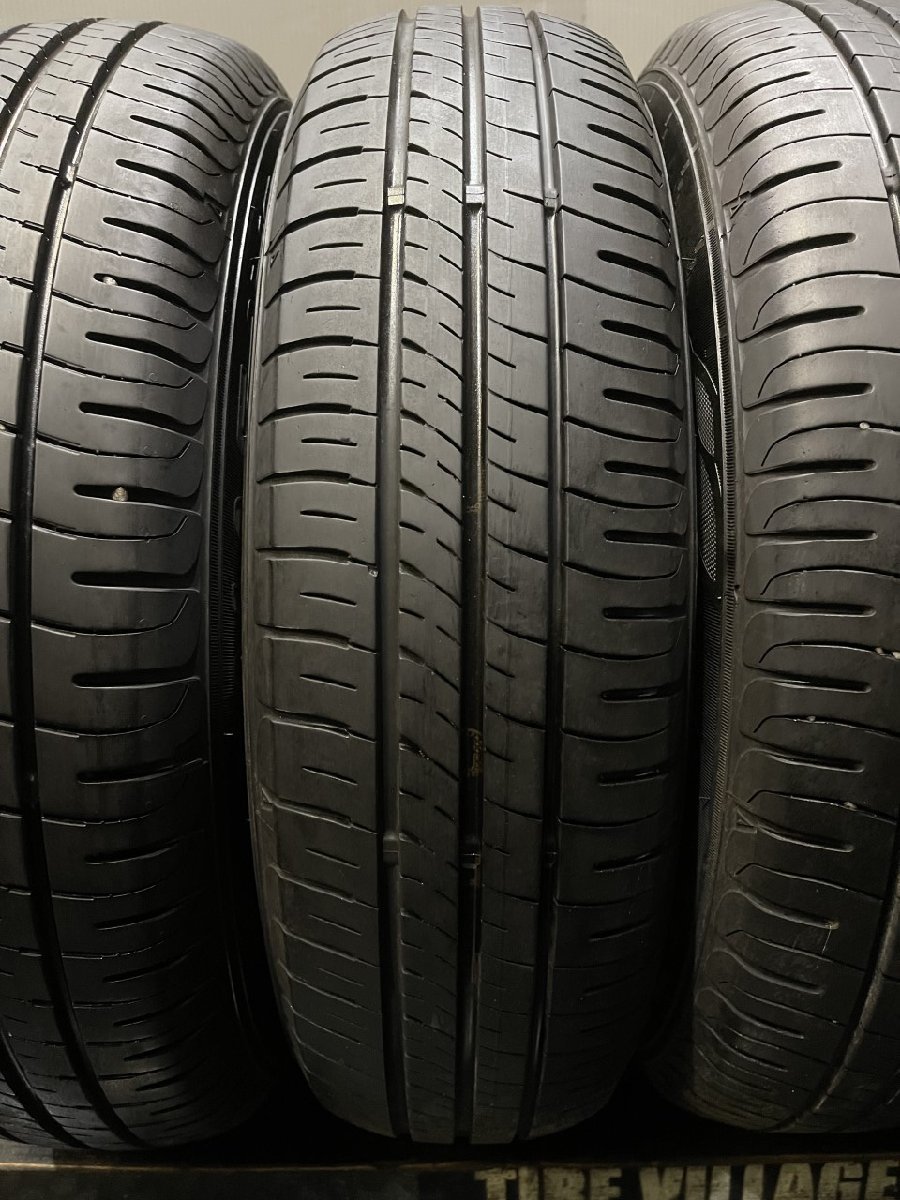 DUNLOP ENASAVE EC204 155/80R13 13インチ 夏タイヤ 4本 18～22年製 バリ溝 ヴィッツ プラッツ パッソ ブーン等　(TG157)_画像3