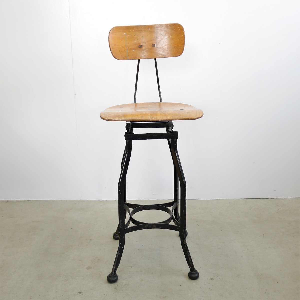 品質一番の #2378 アメリカ ヴィンテージ ドラフティングチェア Toledo トレド 製図用椅子 インダストリアル ガレージ 店舗什器