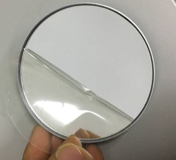  magnifying glass 10 times mirror black compact mirror suction pad type hand-mirror mirror Mini mirror lady's cosmetics correcting small I make-up . wool hole till perfectly black 