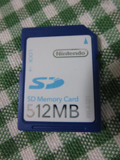 任天堂純正 SDメモリーカード 512MB_画像1