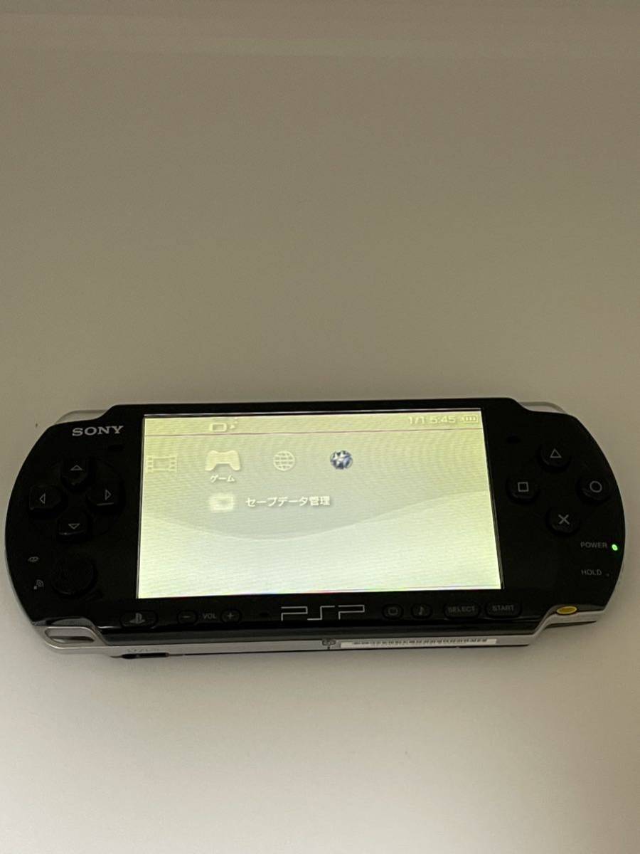 【ジャンク】PSP-3000 ピアノブラック 本体のみ_画像4