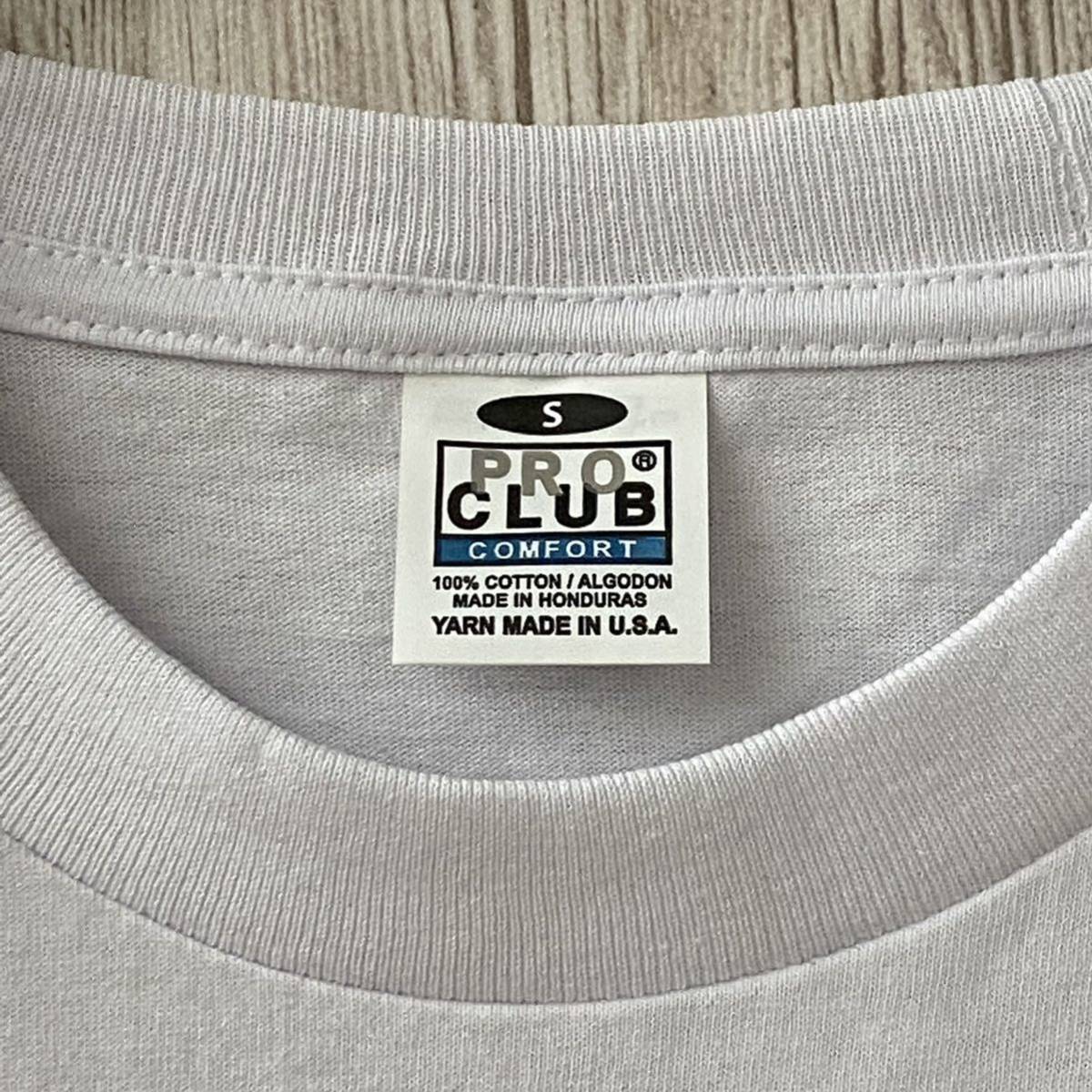 【新品未使用】PROCLUB プロクラブ COMFORT コンフォート 5.8oz 無地半袖Tシャツ 白 ホワイト Sサイズ_画像5