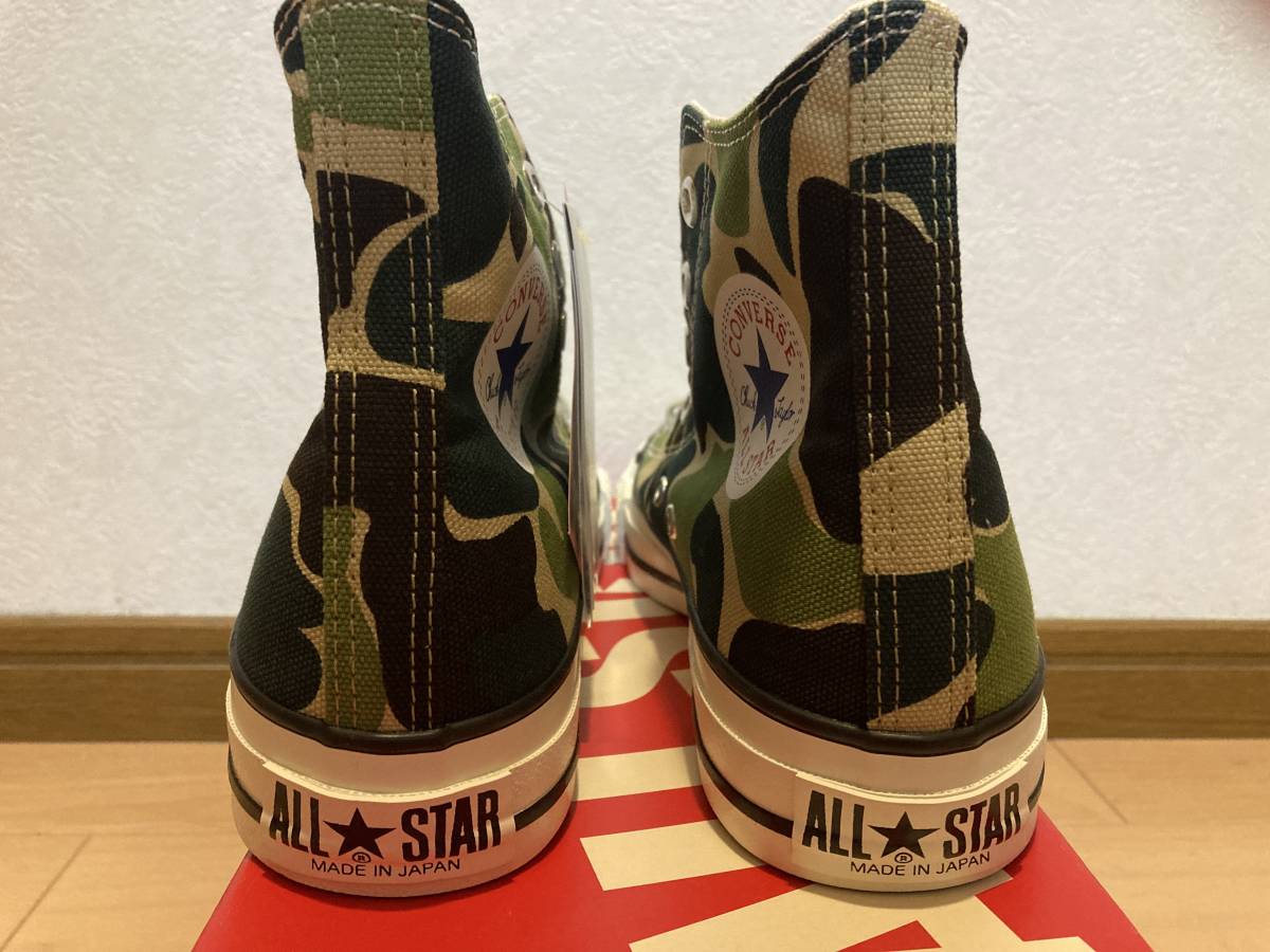 17’ デッド 26㎝ CONVERS ALL STAR J 83 CAMO HI カモ カモフラージュ コンバース 日本製 made in japan_画像4