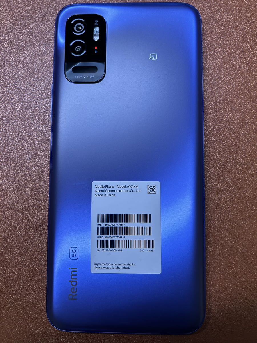 Redmi Note 10T ナイトタイムブルー Xiaomi SIMフリー Yahoo!フリマ(旧)-