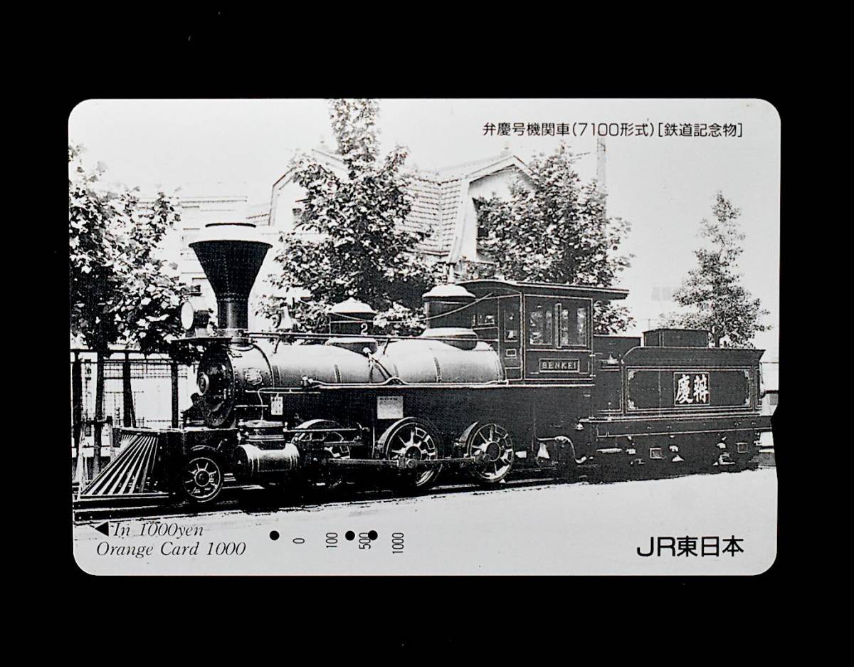 オレンジカード【使用済】JR東日本：歴史を辿る蒸気機関車 明治期シリーズの6種類セット_画像7