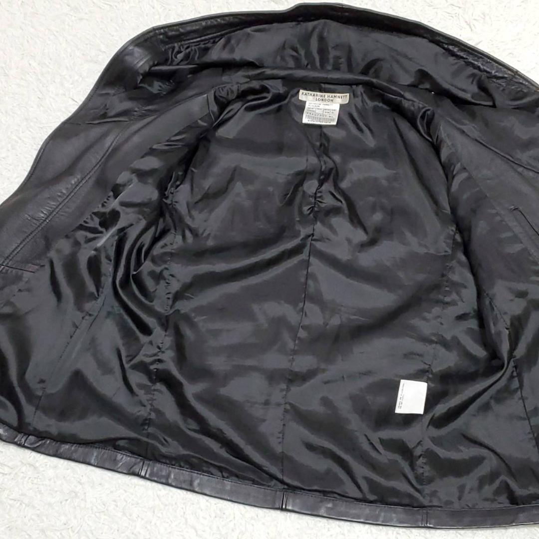 ヤフオク! - 極美品 XL キャサリンハムネット ライダース 極上オール...
