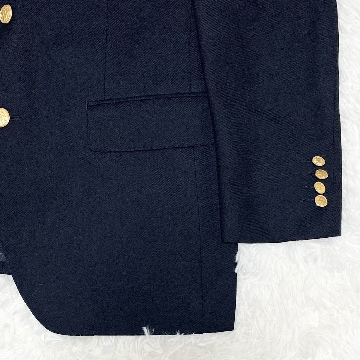 未使用 保管品 L SAVOIA 極上カシミア 紺 ブレザー 金ボタン 未使用 保管品 L SAVOIA 極上カシミア 紺 ブレザー 金ボタン