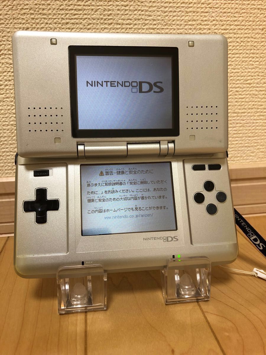 【動作確認済み】初代Nintendo DS (プラチナシルバー)本体、箱付き