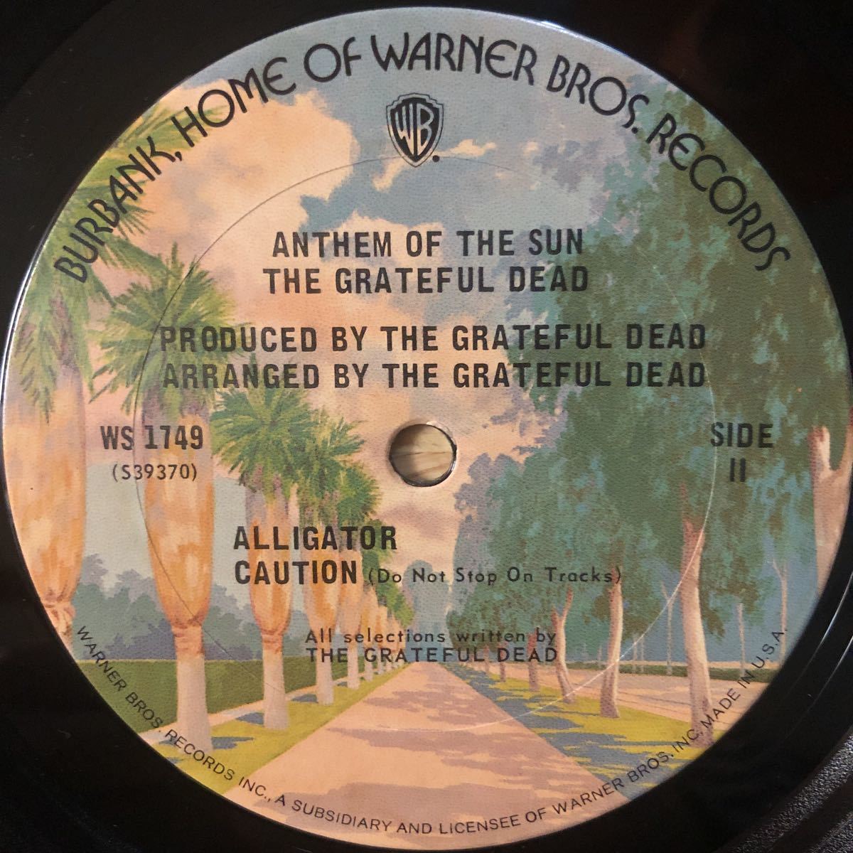 LP THE GRATEFUL DEAD/ANTHEM OF THE SUN[US盤:'72年SANTAMARIA PRESS:レア片面ARTISAN LOGO:サイケ,カントリー,フォークを融合させた傑作]_画像4