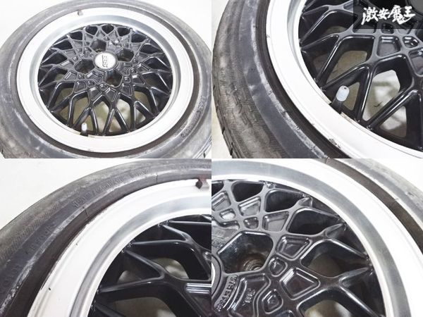 ●VW 純正 BBS 15インチ 6J +35 PCD100 4H 4穴 ホイール 4本セット ゴルフ4にて使用 ゴルフ ポロ 165601025 即納 棚B-7_画像5