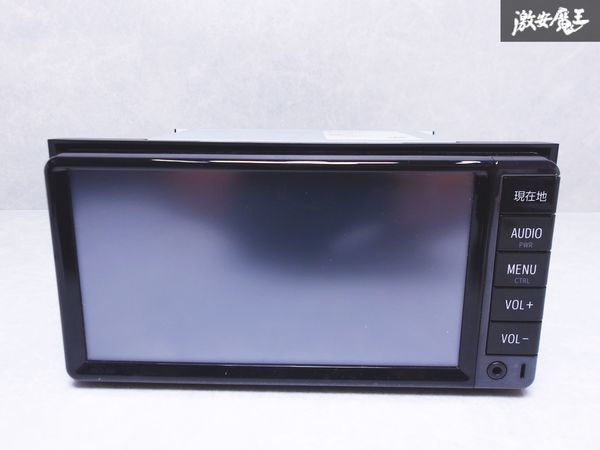 トヨタ 純正 08605-00A60 メモリーナビ カーナビ CD DVD ワンセグ ロック品 本体のみ 即納 棚N-1_画像3