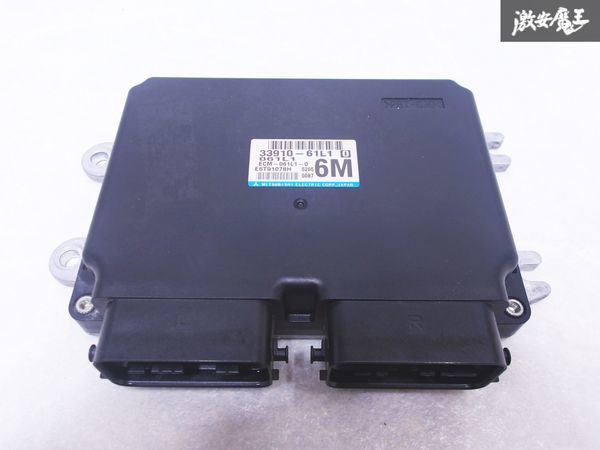 スズキ 純正 JB23W ジムニー 10型 AT車 K6A ノーマル エンジンコンピューター ECU CPU 33910-61L10 即納 棚M-1の画像1