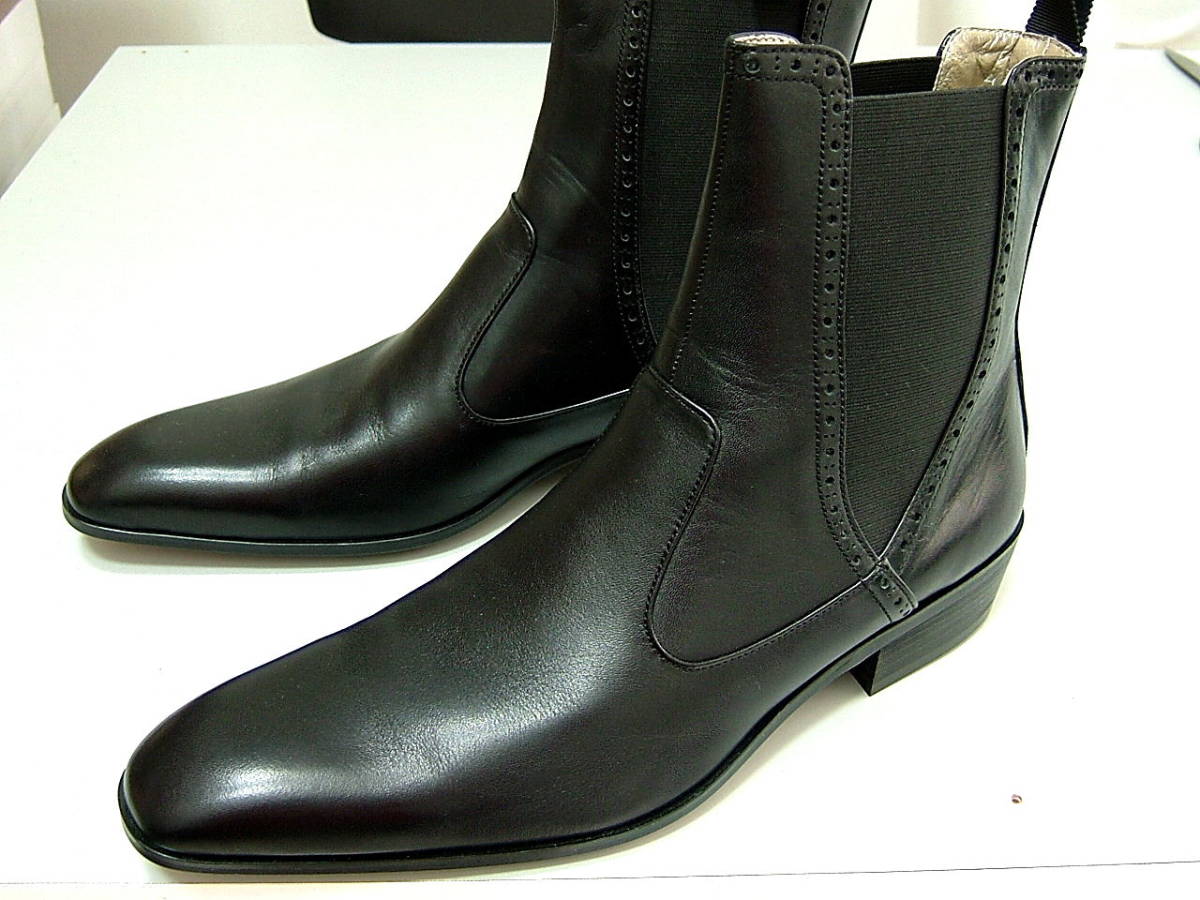 3.6万 新品 トルネードマート S ブーツ 黒 レザー 本革 シューズ 靴 2101