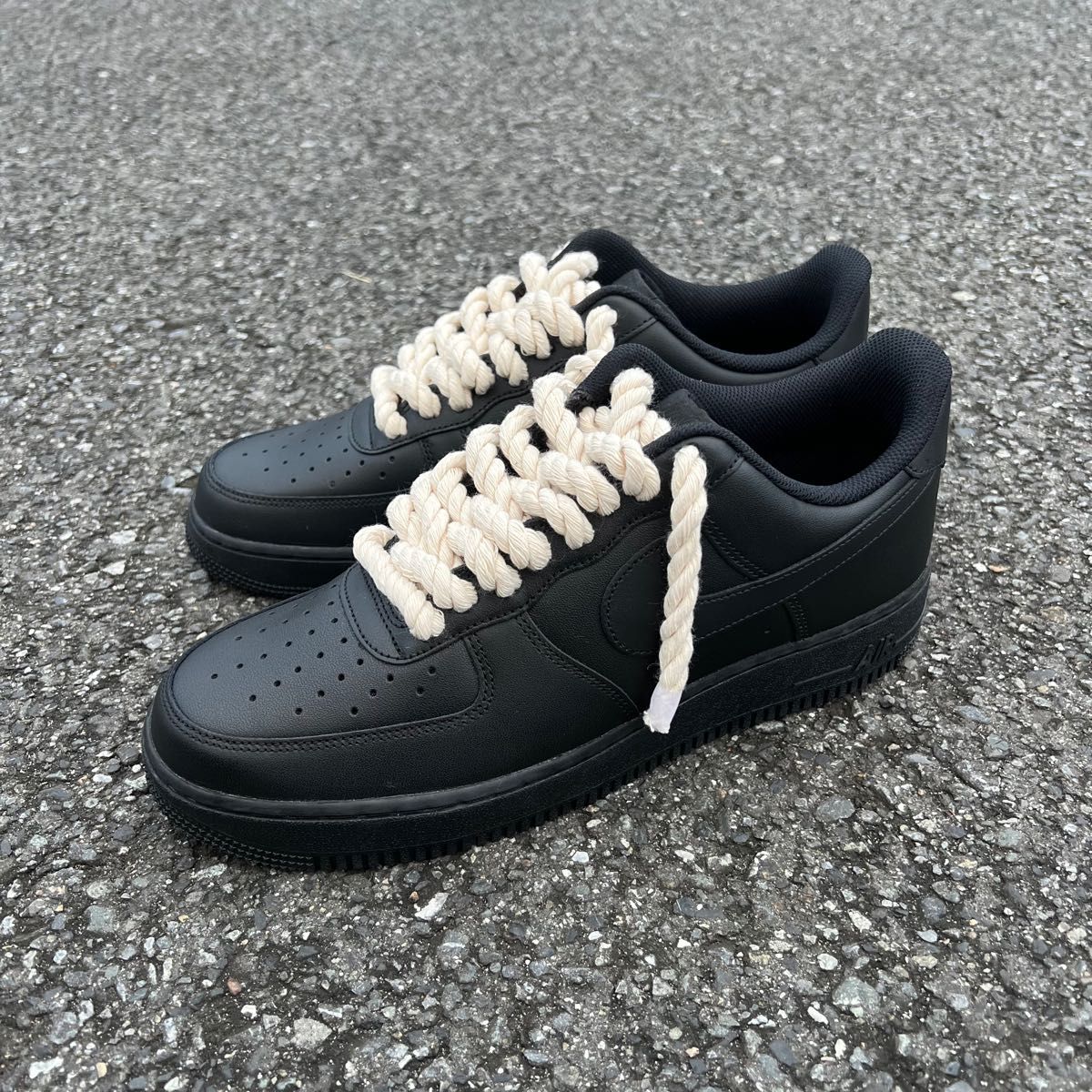 NIKE AIR FORCE1 ロープカスタム レディース｜PayPayフリマ